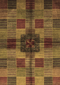 Checkered Brown Modern Rug, abs3183brn