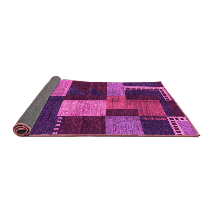 Sideview of Abstract Pink Modern Rug, abs3184pnk