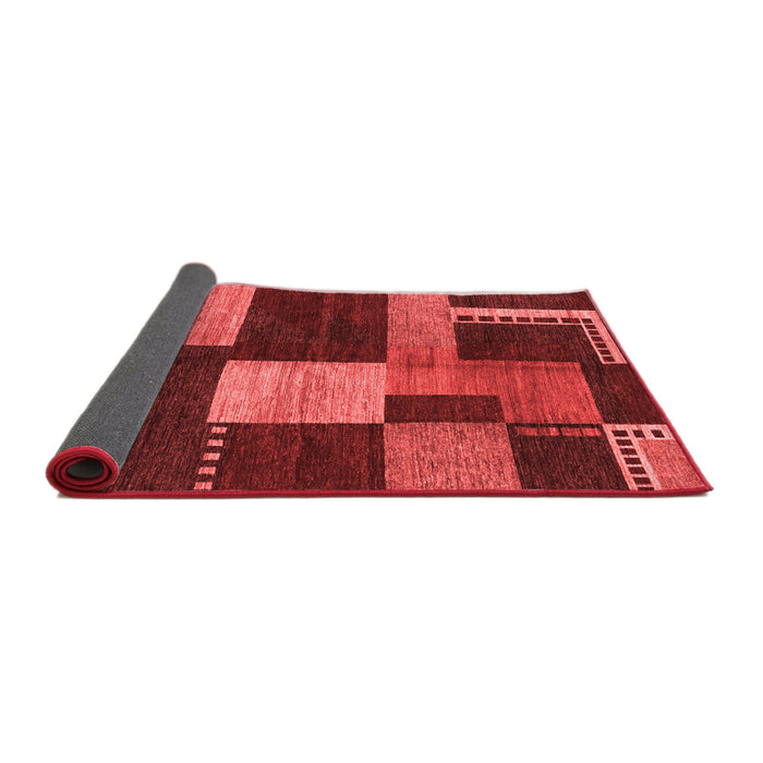 Abstract Red Modern Area Rugs