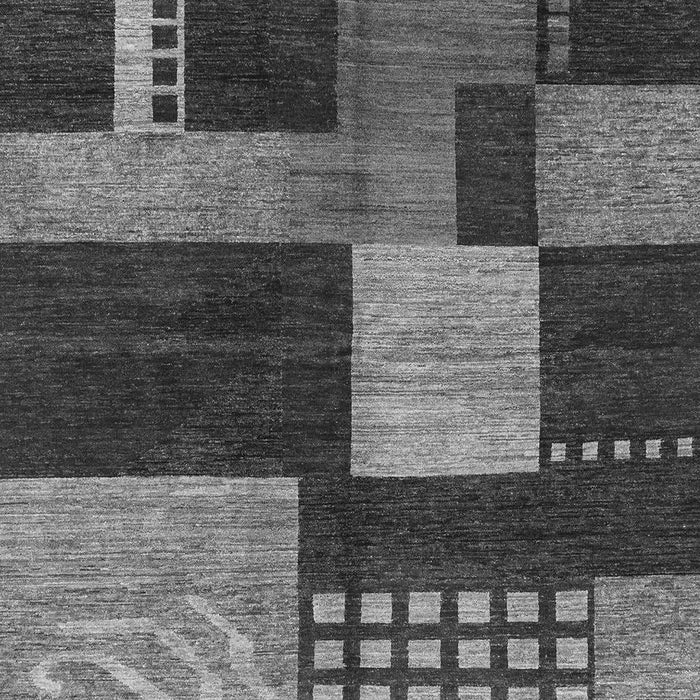 Machine Washable Abstract Gray Modern Rug, wshabs3184gry