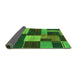 Sideview of Abstract Green Modern Rug, abs3184grn