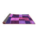 Sideview of Abstract Purple Modern Rug, abs3184pur