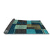 Sideview of Abstract Light Blue Modern Rug, abs3184lblu