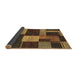 Sideview of Abstract Brown Modern Rug, abs3184brn