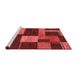 Modern Red Washable Rugs