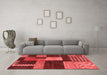 Modern Red Washable Rugs