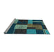 Sideview of Machine Washable Abstract Light Blue Modern Rug, wshabs3184lblu