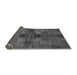 Sideview of Checkered Gray Modern Rug, abs3185gry