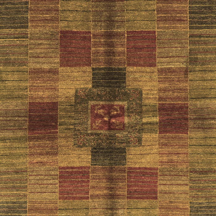 Checkered Brown Modern Rug, abs3185brn