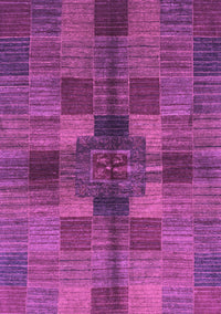 Checkered Purple Modern Rug, abs3185pur