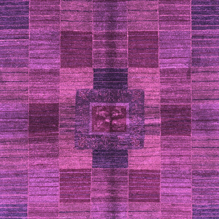 Checkered Purple Modern Rug, abs3185pur