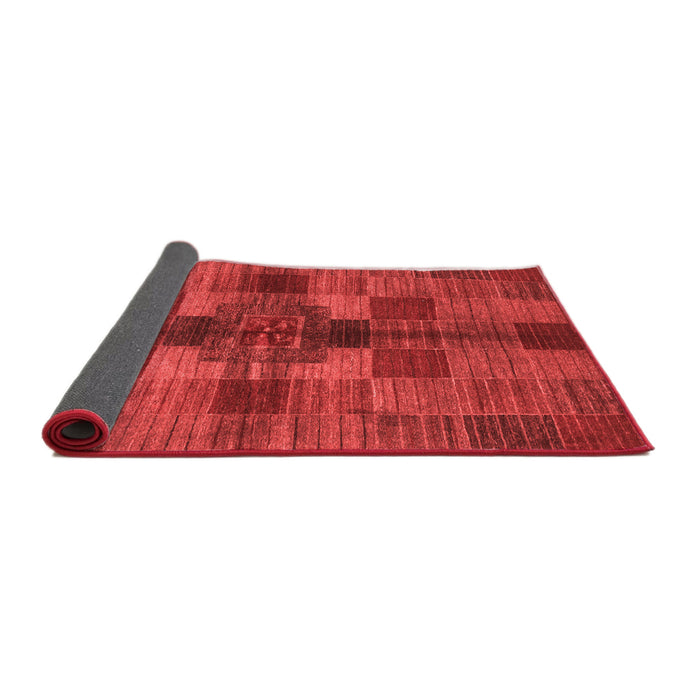 Checkered Red Modern Area Rugs