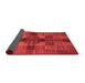 Checkered Red Modern Area Rugs