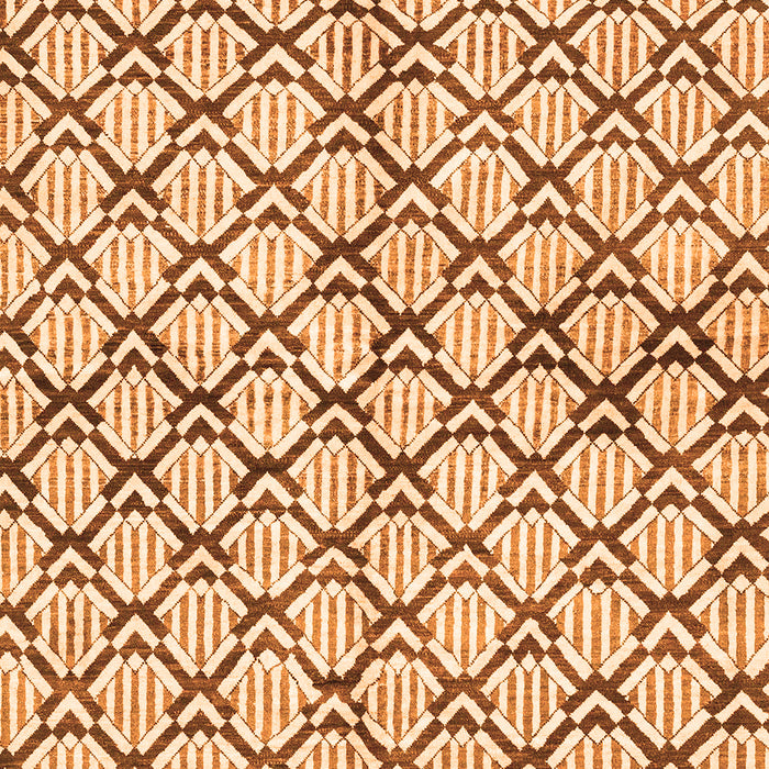 Abstract Orange Modern Rug, abs3186org