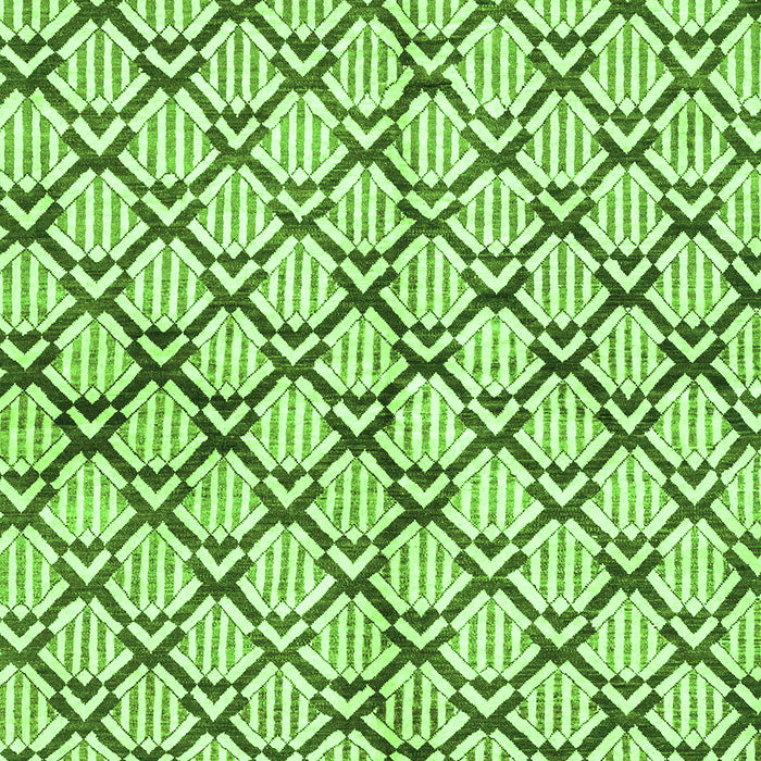 Machine Washable Abstract Green Modern Area Rugs, wshabs3186grn