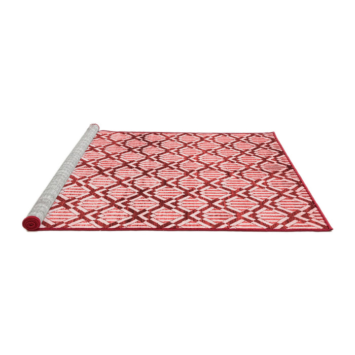 Modern Red Washable Rugs