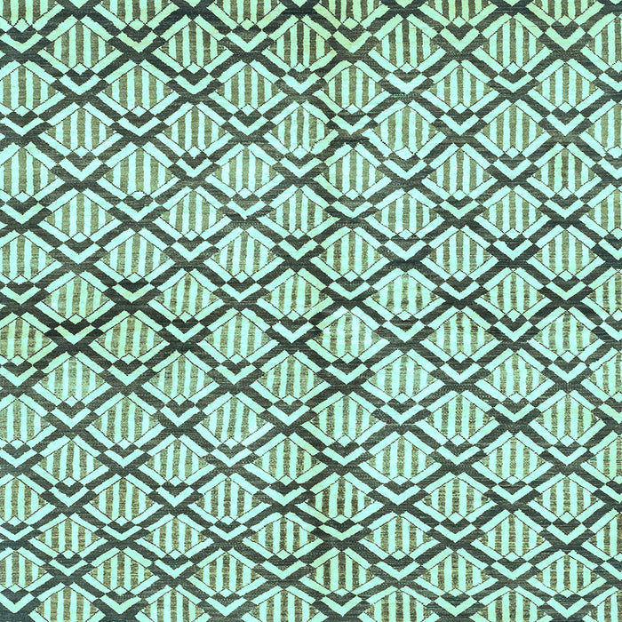 Square Abstract Light Blue Modern Rug, abs3186lblu