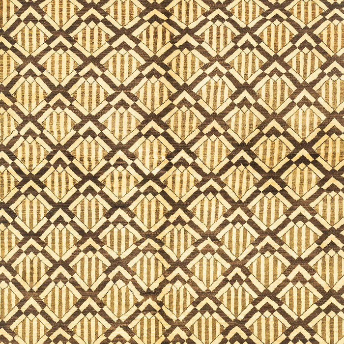 Machine Washable Abstract Mustard Yellow Rug, wshabs3186