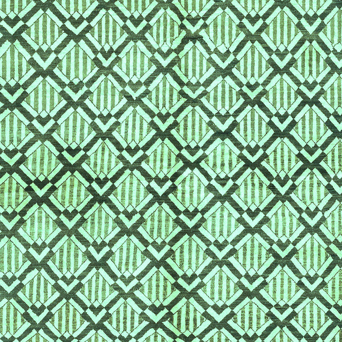 Machine Washable Abstract Turquoise Modern Area Rugs, wshabs3186turq