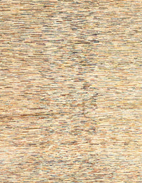 Machine Washable Abstract Khaki Gold Rug, wshabs3187