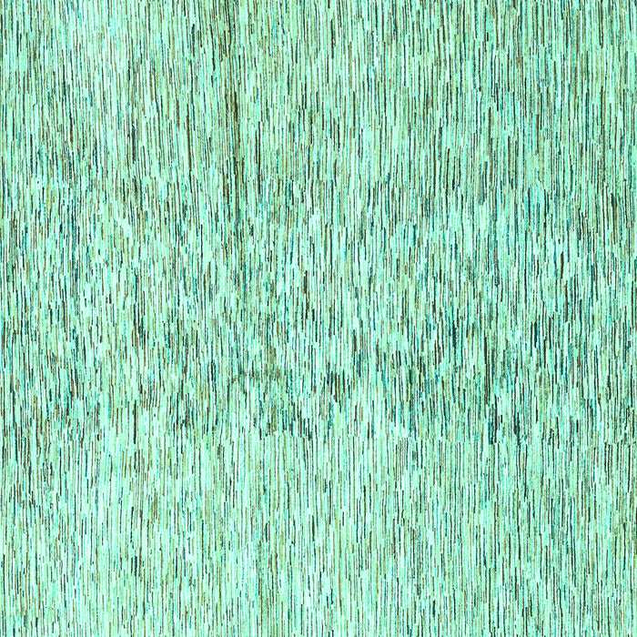 Square Machine Washable Solid Turquoise Modern Area Rugs, wshabs3187turq