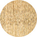 Round Solid Brown Modern Rug, abs3187brn