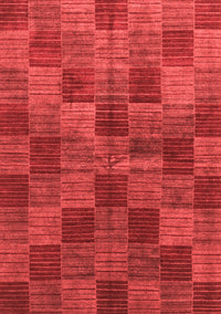 Checkered Red Modern Rug, abs3188red