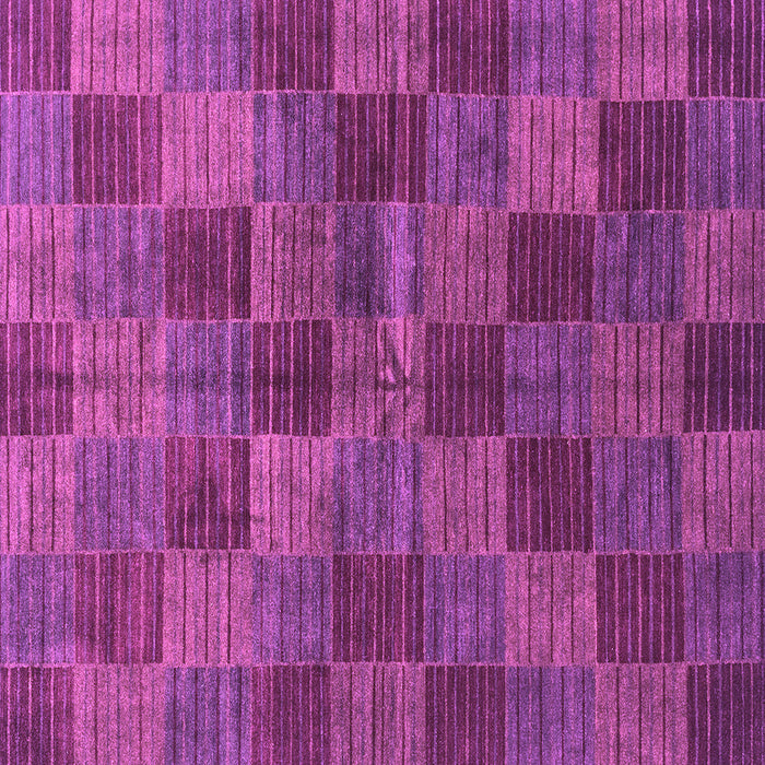 Square Machine Washable Checkered Purple Modern Area Rugs, wshabs3188pur