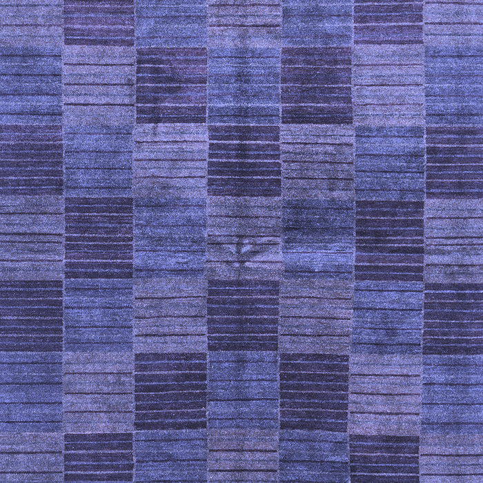 Machine Washable Checkered Blue Modern Rug, wshabs3188blu