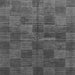 Square Machine Washable Checkered Gray Modern Rug, wshabs3188gry