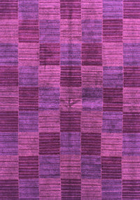 Checkered Purple Modern Rug, abs3188pur