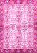 Oriental Pink Traditional Rug, abs3189pnk