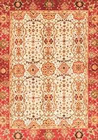 Oriental Orange Traditional Rug, abs3189org