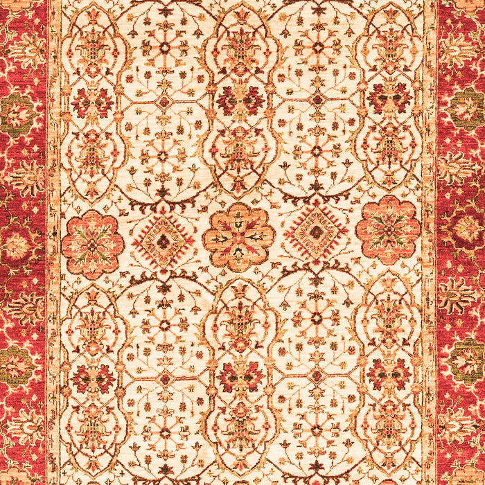 Oriental Orange Traditional Rug, abs3189org