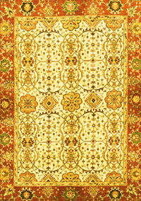 Oriental Yellow Traditional Rug, abs3189yw