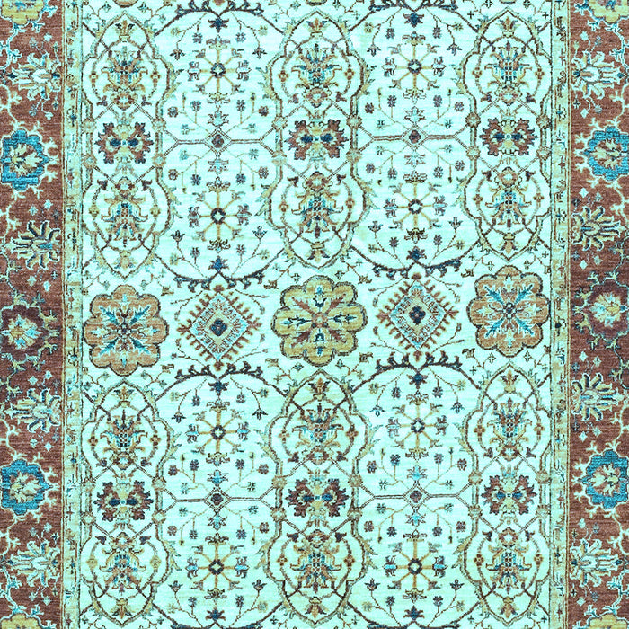 Oriental Light Blue Traditional Rug, abs3189lblu