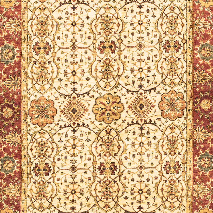 Machine Washable Oriental Brown Traditional Rug, wshabs3189brn