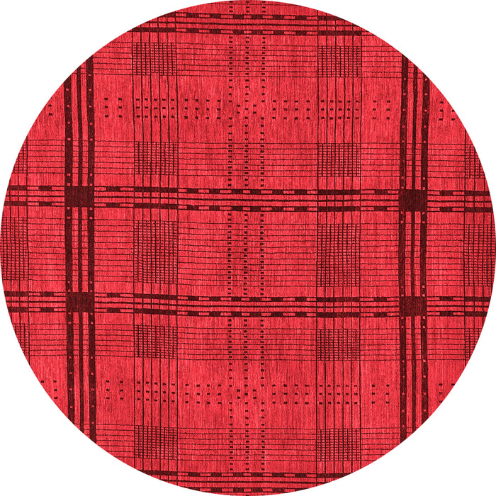 Machine Washable Abstract Red Modern Rug, wshabs318red