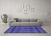 Machine Washable Abstract Blue Modern Rug in a Living Room, wshabs318blu