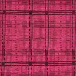 Square Abstract Raspberry Red Modern Rug, abs318