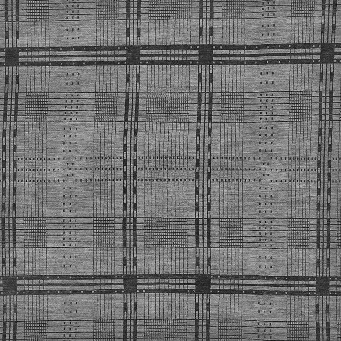 Square Machine Washable Abstract Gray Modern Rug, wshabs318gry