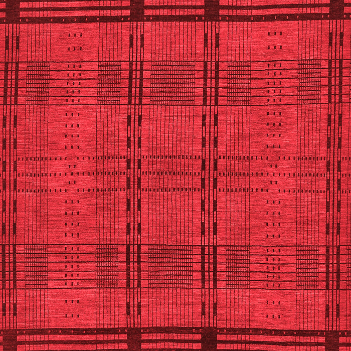 Machine Washable Abstract Red Modern Rug, wshabs318red