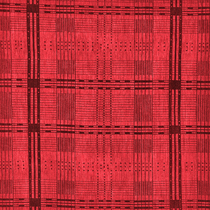 Machine Washable Abstract Red Modern Rug, wshabs318red
