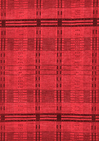 Abstract Red Modern Rug, abs318red