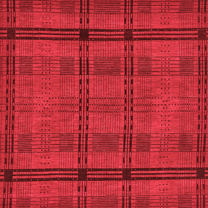 Square Machine Washable Abstract Orange Modern Area Rugs, wshabs318org