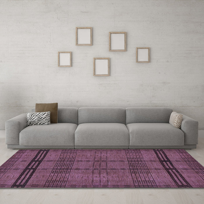 Machine Washable Abstract Light Blue Modern Rug in a Living Room, wshabs318lblu