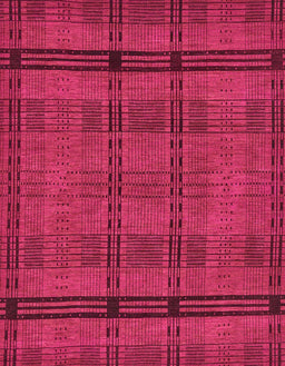 Machine Washable Abstract Raspberry Red Rug, wshabs318