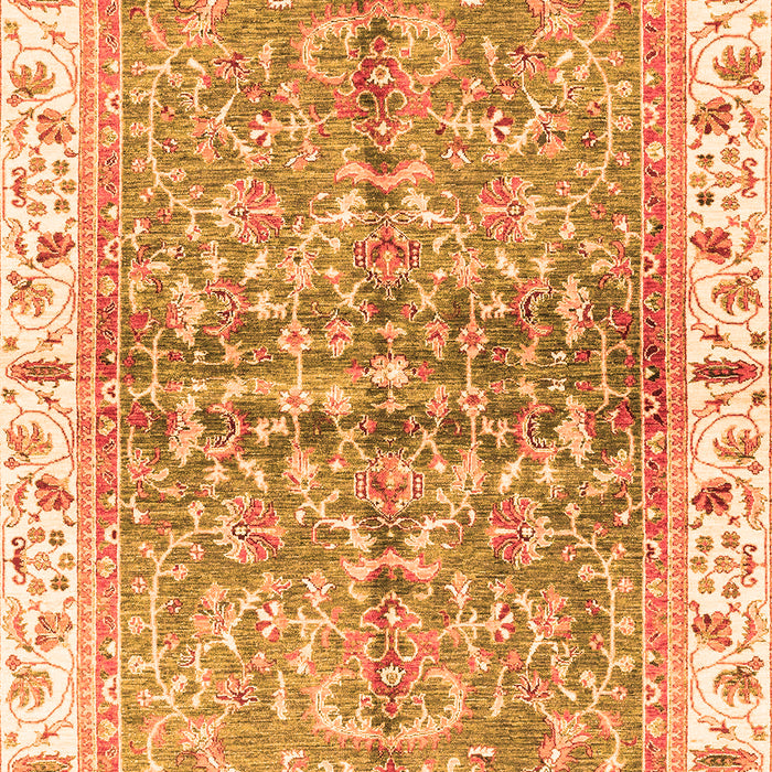 Oriental Orange Traditional Rug, abs3190org