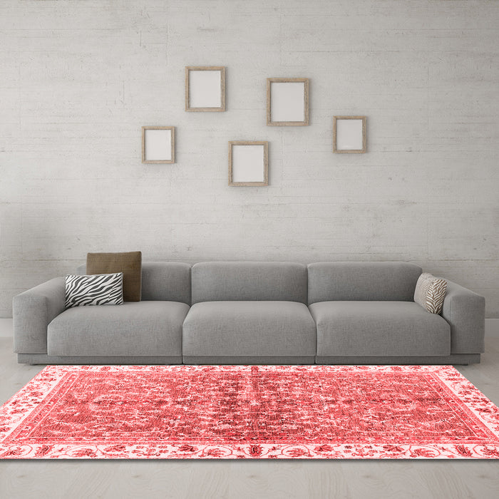 Traditional Red Washable Rugs
