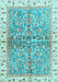 Machine Washable Oriental Light Blue Traditional Rug, wshabs3190lblu